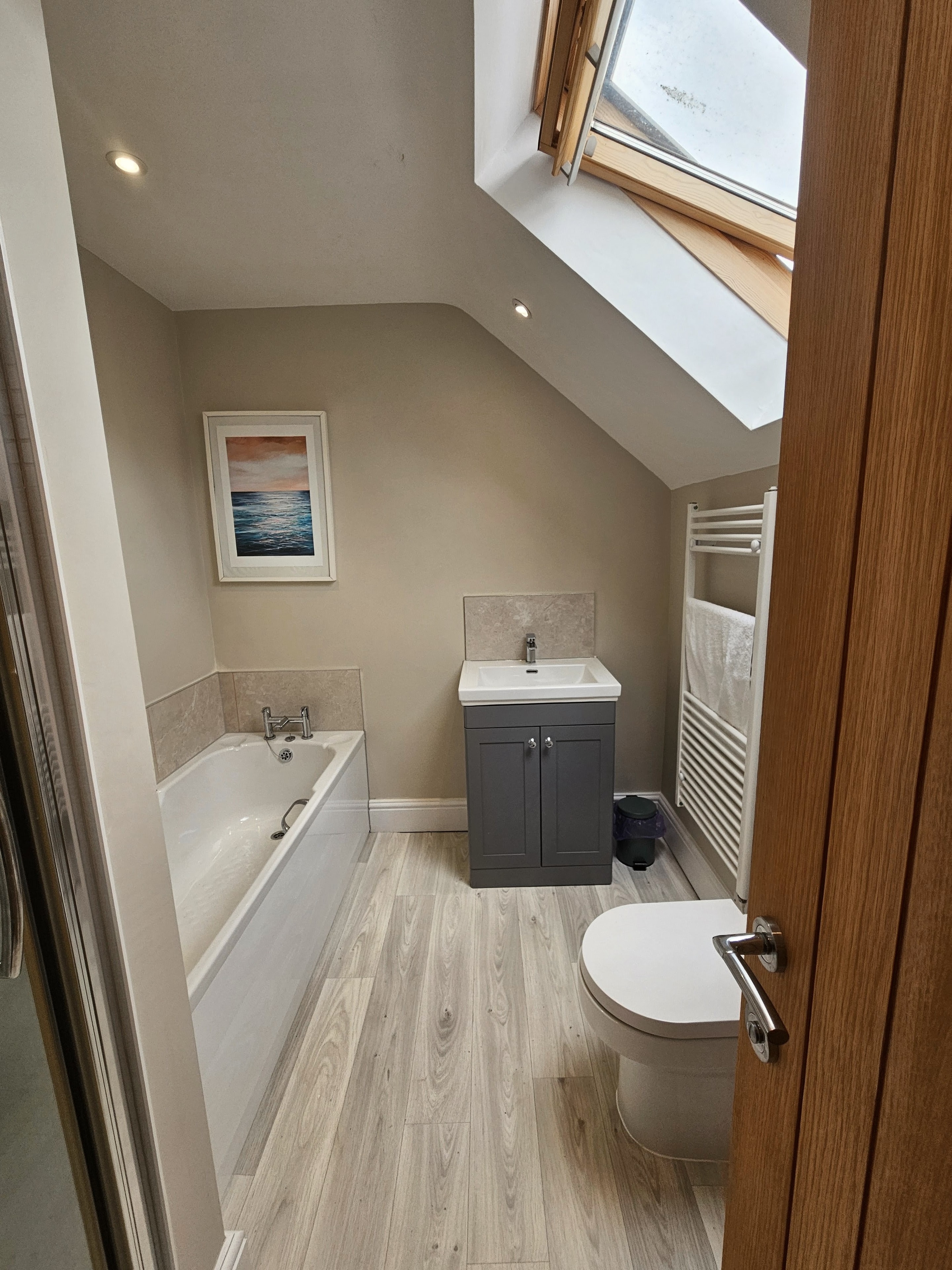 Bathroom in Anglesey after reconditioning by ARK Plumbing